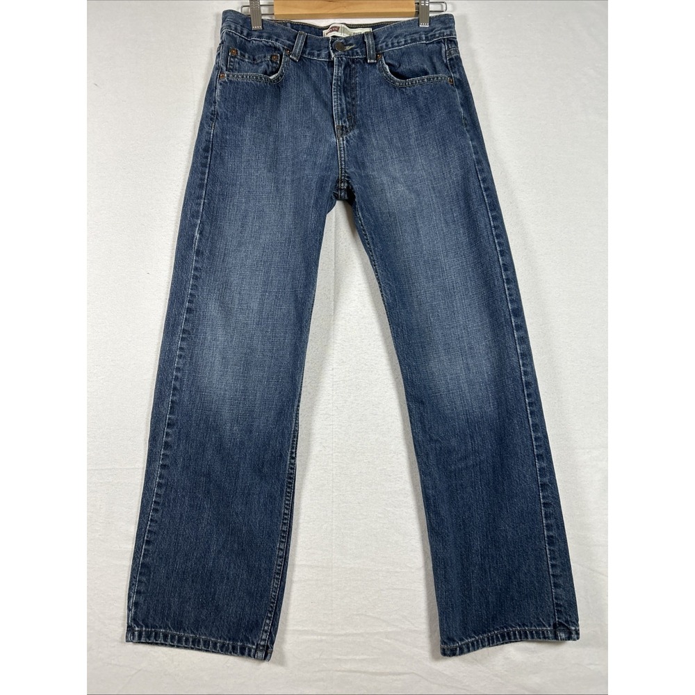 Levis 550 Relaxed Fit Big Boys Jeans Size 18 Reg Blue Denim 55018R 29x29